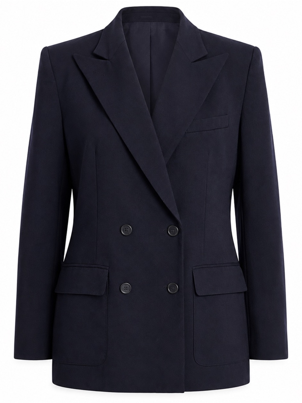 Vintage Lauren Ralph Lauren Wool Double Breasted Blazer Navy Size 10 USA